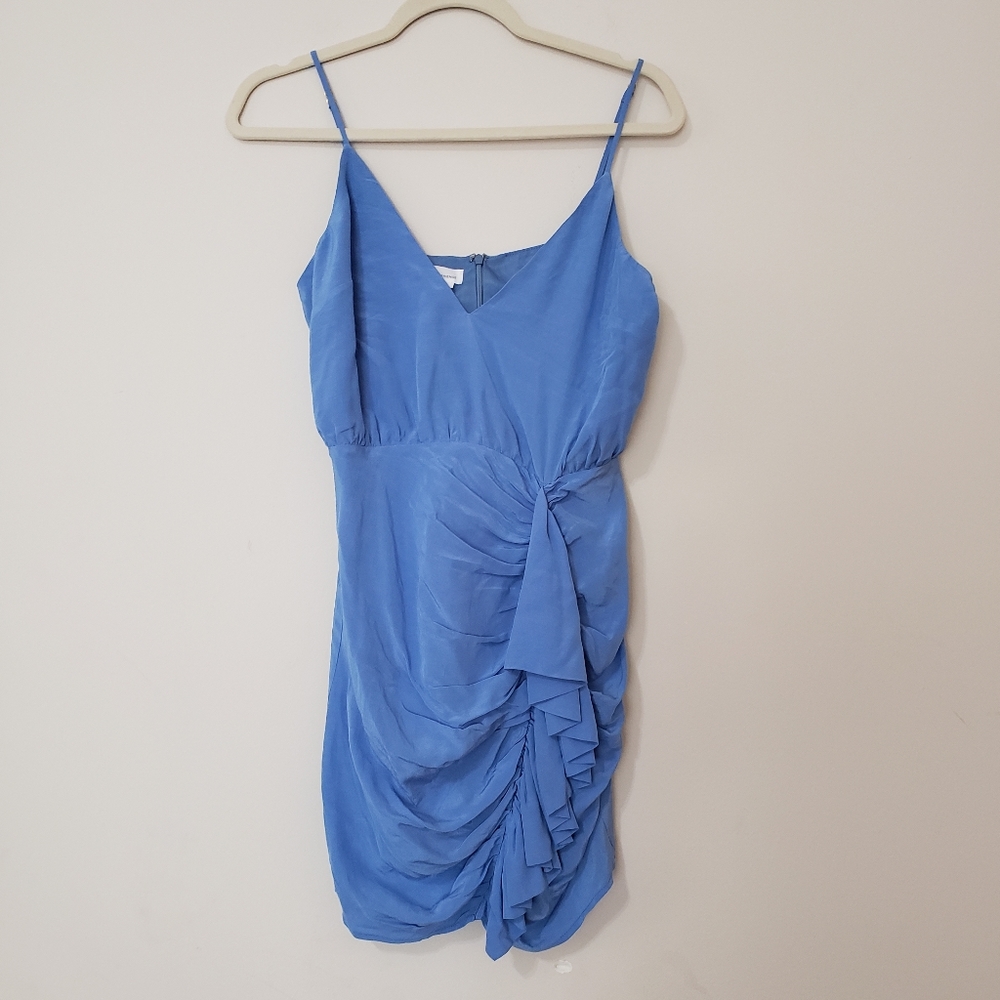 Lovers+Friends ruffle mini cocktail dress